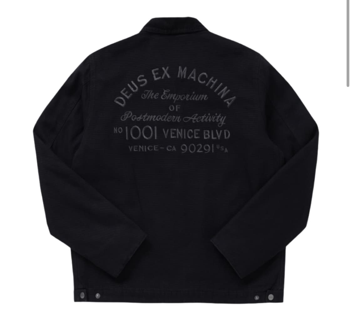 [L] 데우스 어드레스 워크자켓 블랙 상품이미지1