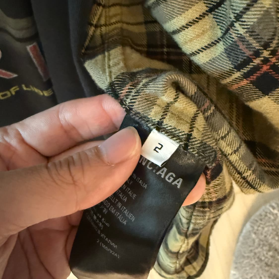 발렌시아가 파리 리버티 레이어드 셔츠 2사이즈 상품이미지3