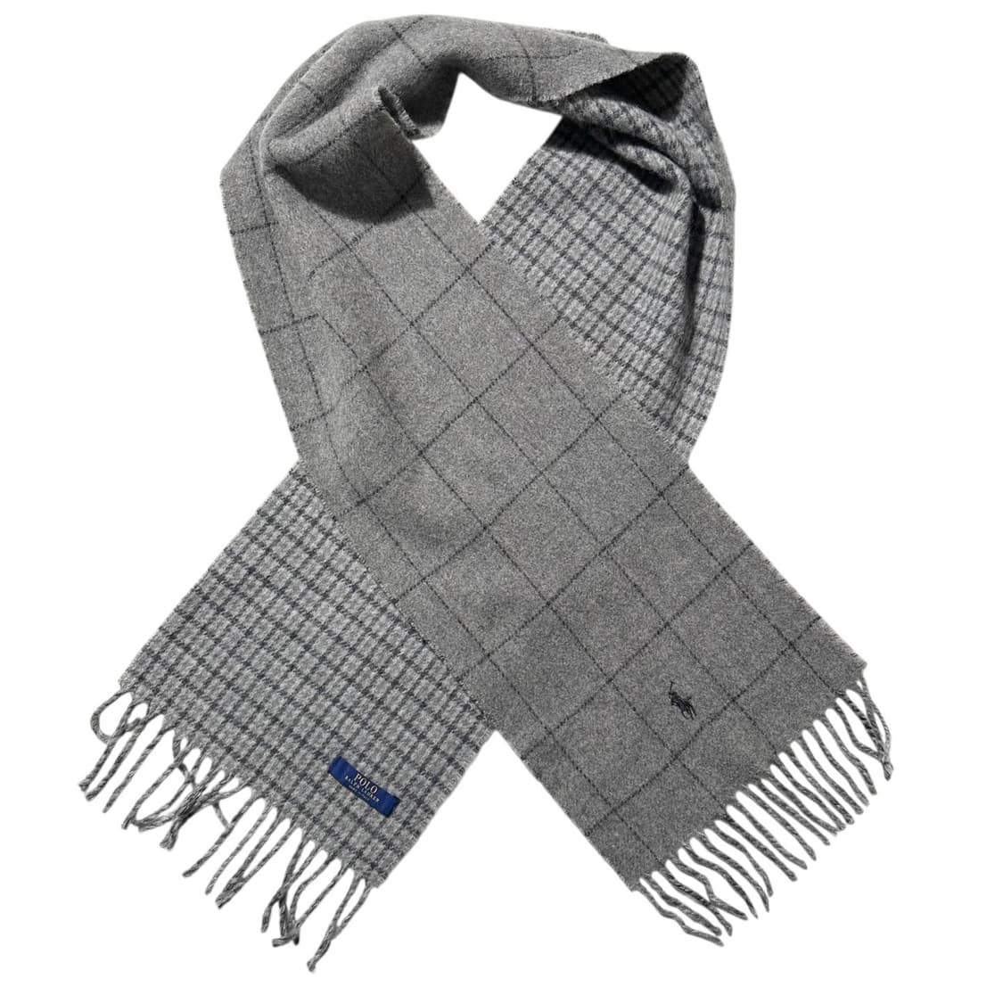 폴로 랄프로렌 이태리제 리버시블 윈도우 체크 머플러 목도리 상품이미지3