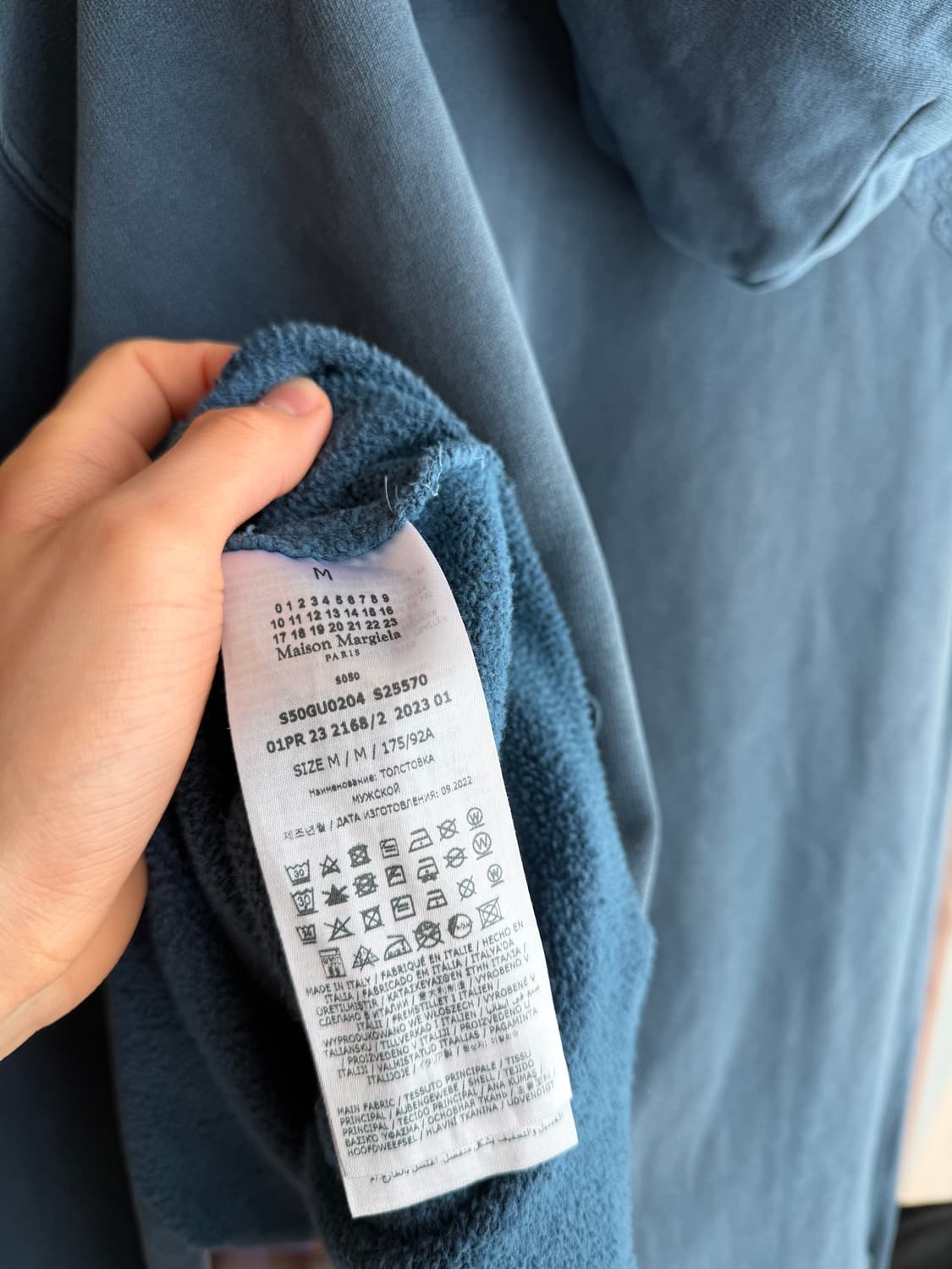 메종 마르지엘라 [새상품급.정품] 후드티 (정가 160만) M(105-) 상품이미지8