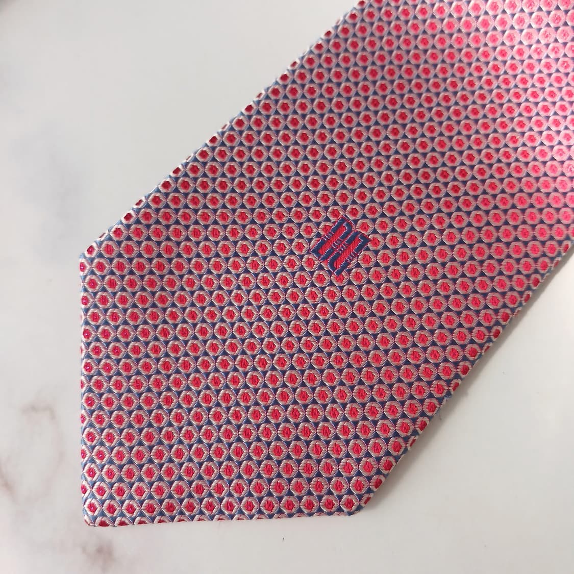 DAKS 닥스 실크 레드 패턴 넥타이 8cm A+등급 E844
 상품이미지6