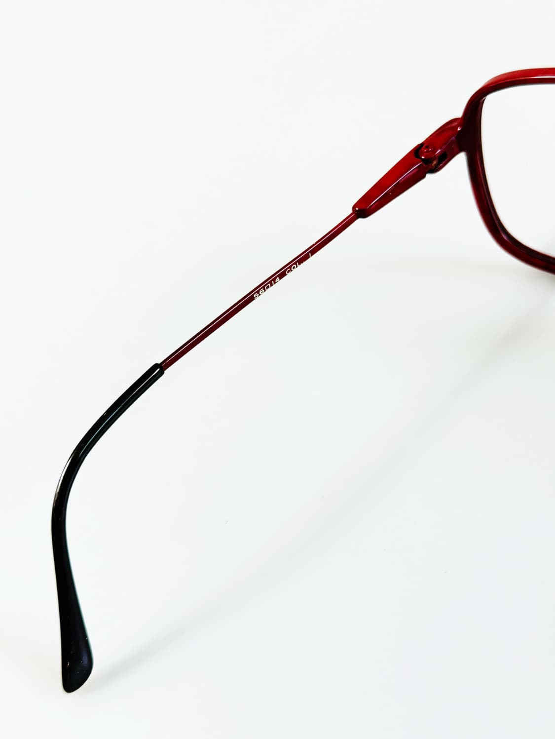 80s ALAN 레드 뿔테 레트로 스퀘어 빈티지 안경 상품이미지8