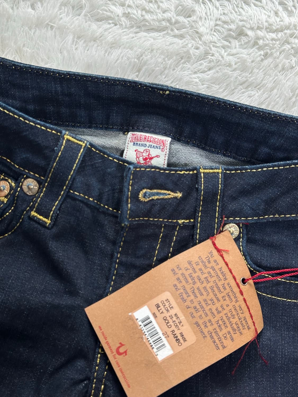 트루릴리젼 빌리 골드 레인보우 부츠컷 청바지 27 상품이미지3