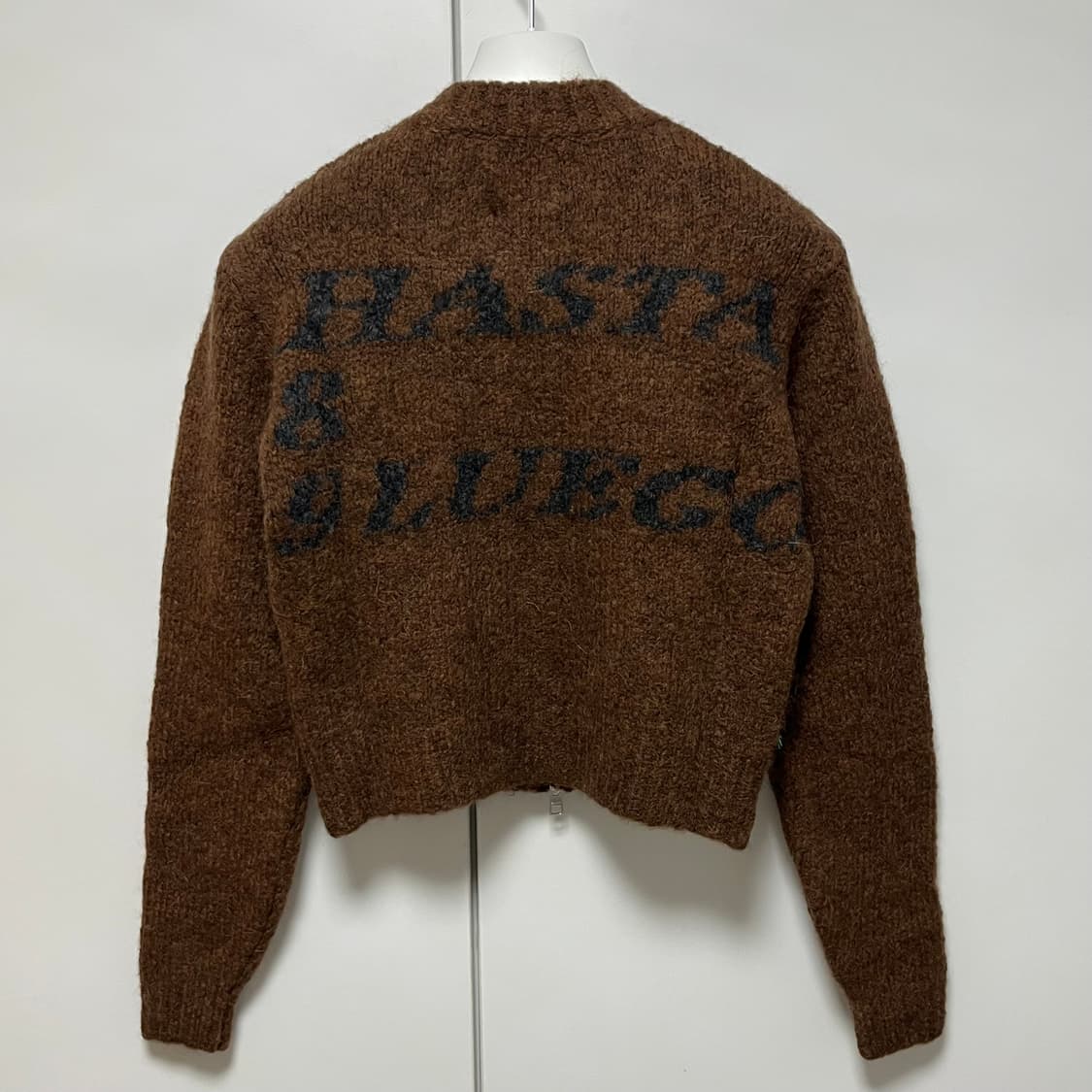 [XS,S,M]팔로마울 Hasta Luego 집업 가디건/브라운 상품이미지1