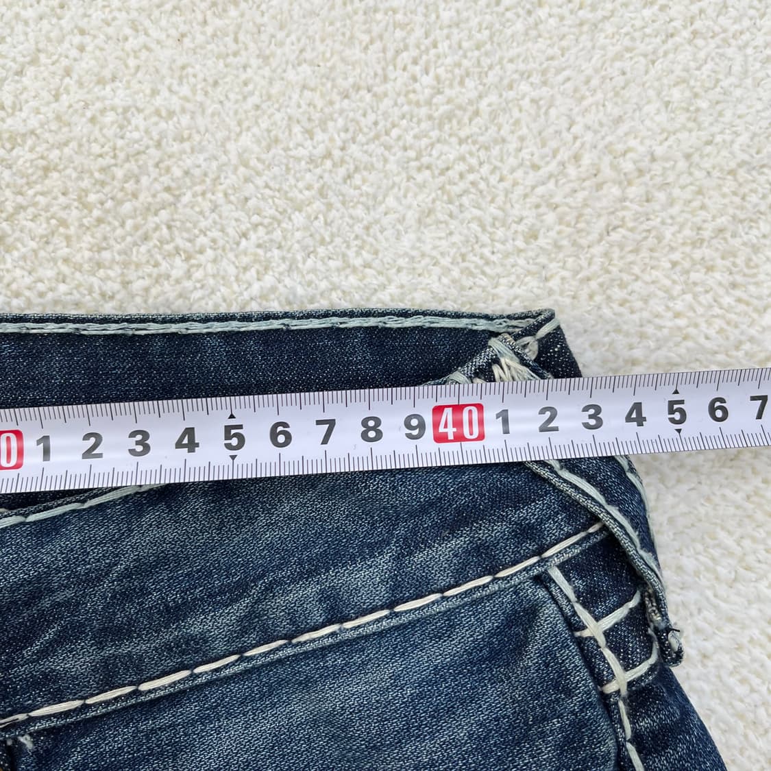 33 트루릴리젼 스티치 데님 청바지 0310M 상품이미지7