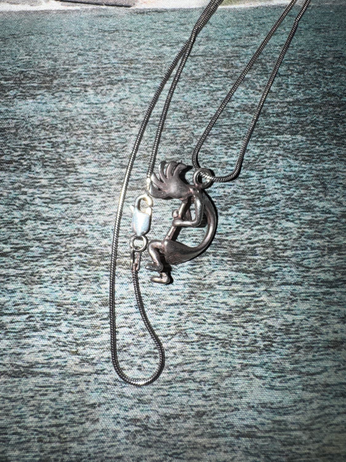 [vtg] 네이티브 아메리칸 나바호 코코펠리 목걸이 상품이미지1