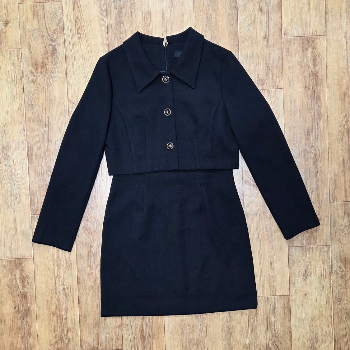 베니토(BENITO) 클래식 부케 트위드원피스 55 새상품 상품이미지3