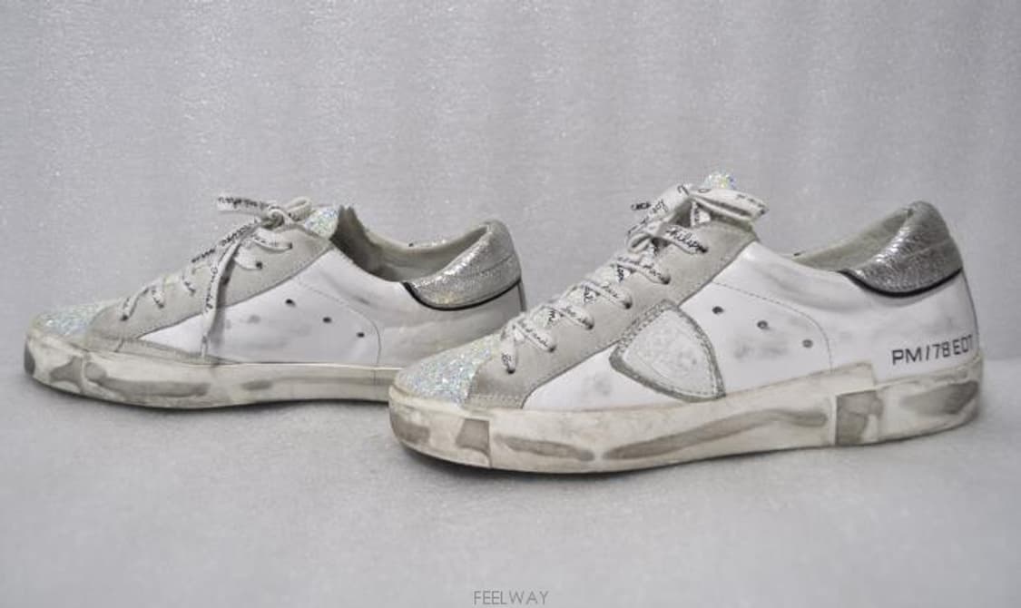 필립모델/여성글리터혼방스니커즈(사이즈230) 상품이미지4