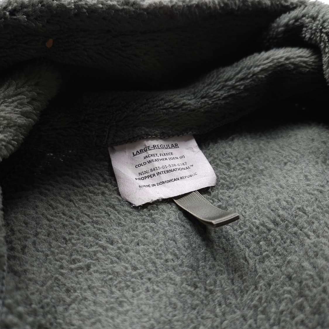 프로퍼 미군 밀리터리 빈티지 플리스 자켓(XL) 상품이미지6