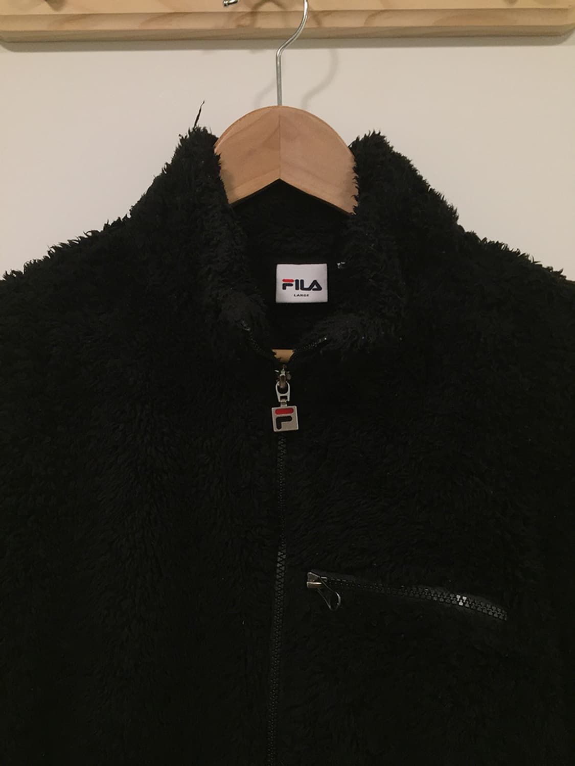 공용 휠라 양털 후리스 집업 100 상품이미지3