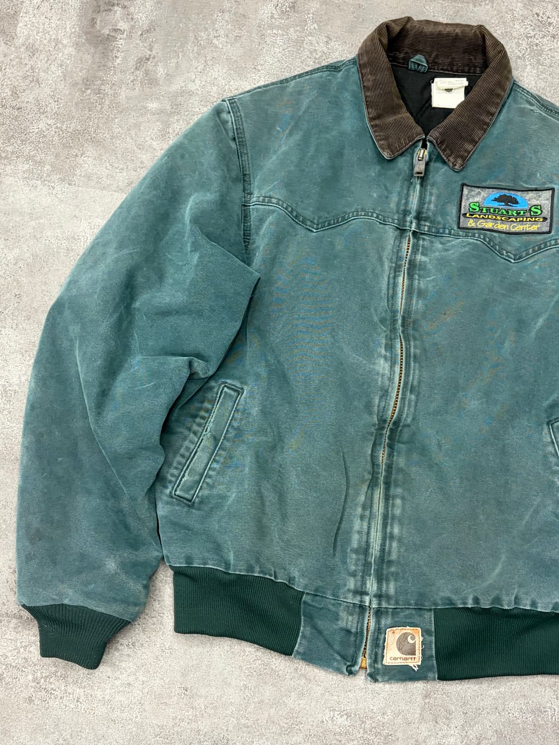 90s 칼하트 j14 htg 싼타페 자켓 헌터그린 상품이미지4