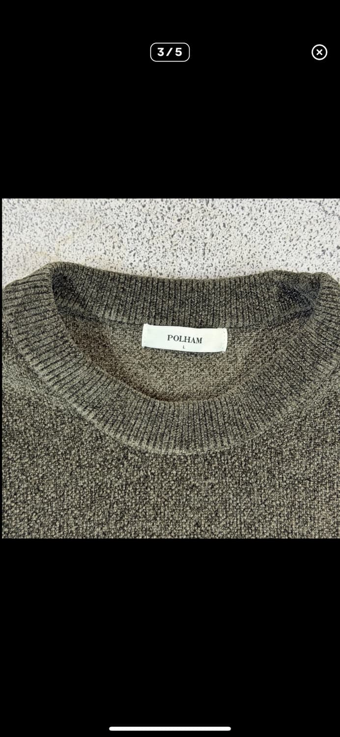  (바배) 폴햄 니트 맨투맨 상품이미지3