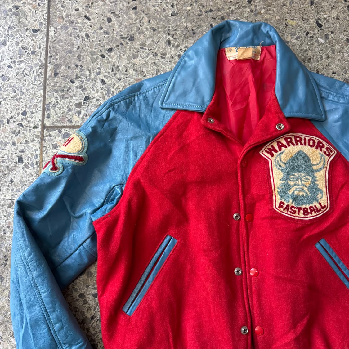 [L] 80s Bonwitt 캐나다 빈티지 바시티 자켓 상품이미지4