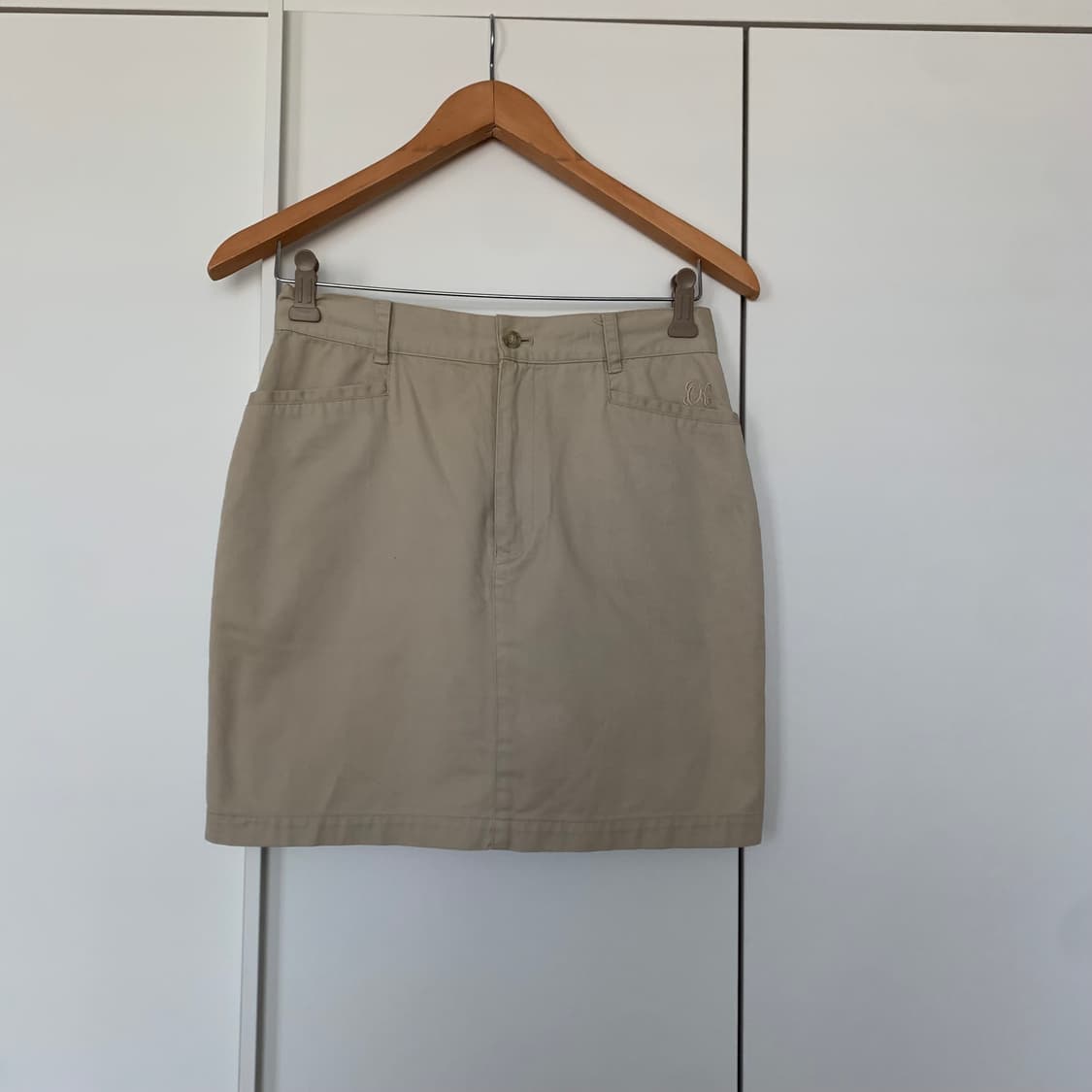 캘빈클라인 베이지 스커트 25 사이즈 상품이미지1