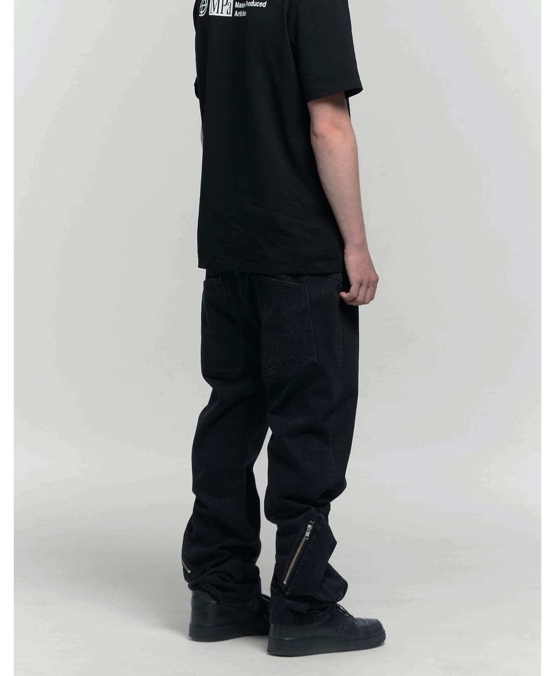 M 사이즈) MPa ANKLE CARGO PANTS (BLACK) 상품이미지1