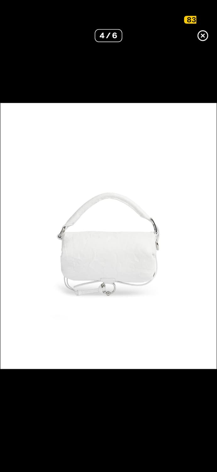 YY CRINKLE PILLOW MINI, WHITE 상품이미지4