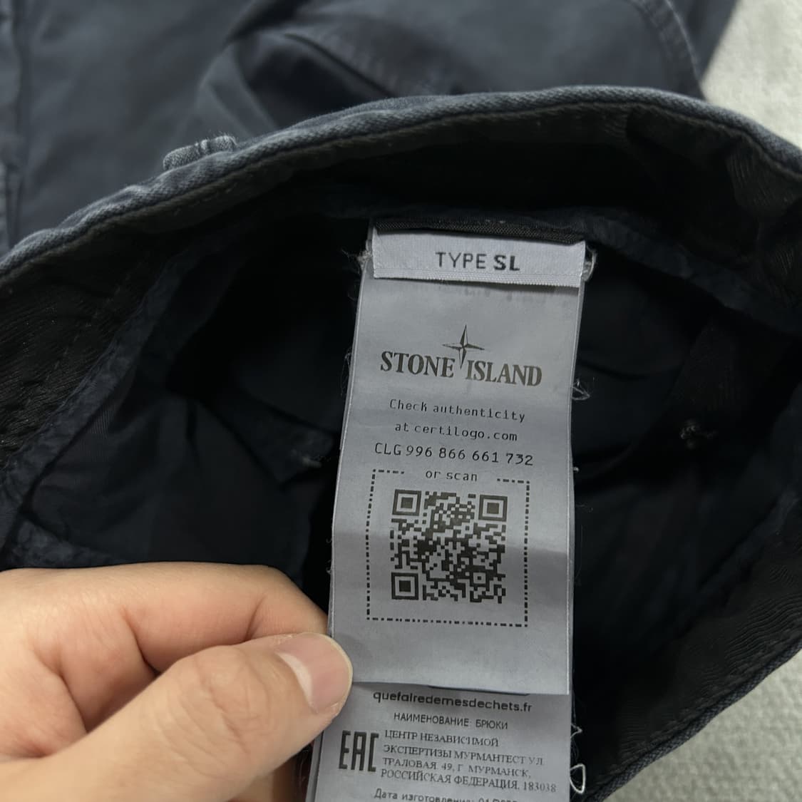 스톤 아일랜드 블랙 신형 카고 바지 L 상품이미지3