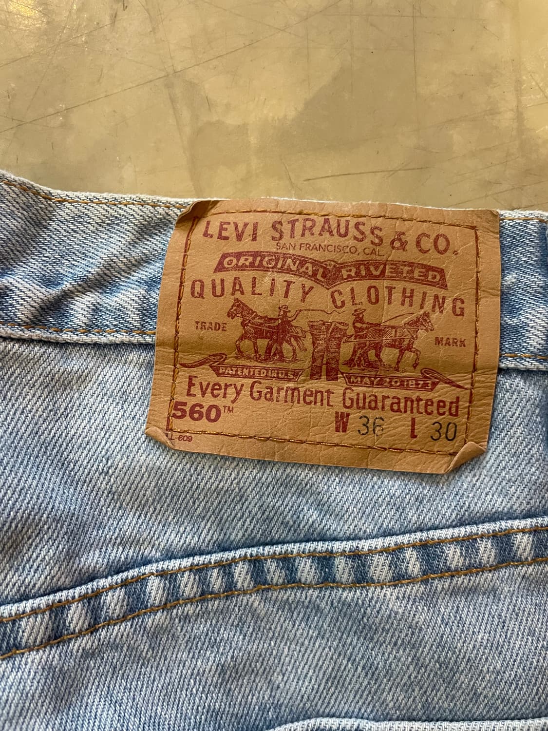 리바이스 560 36x 30 상품이미지8