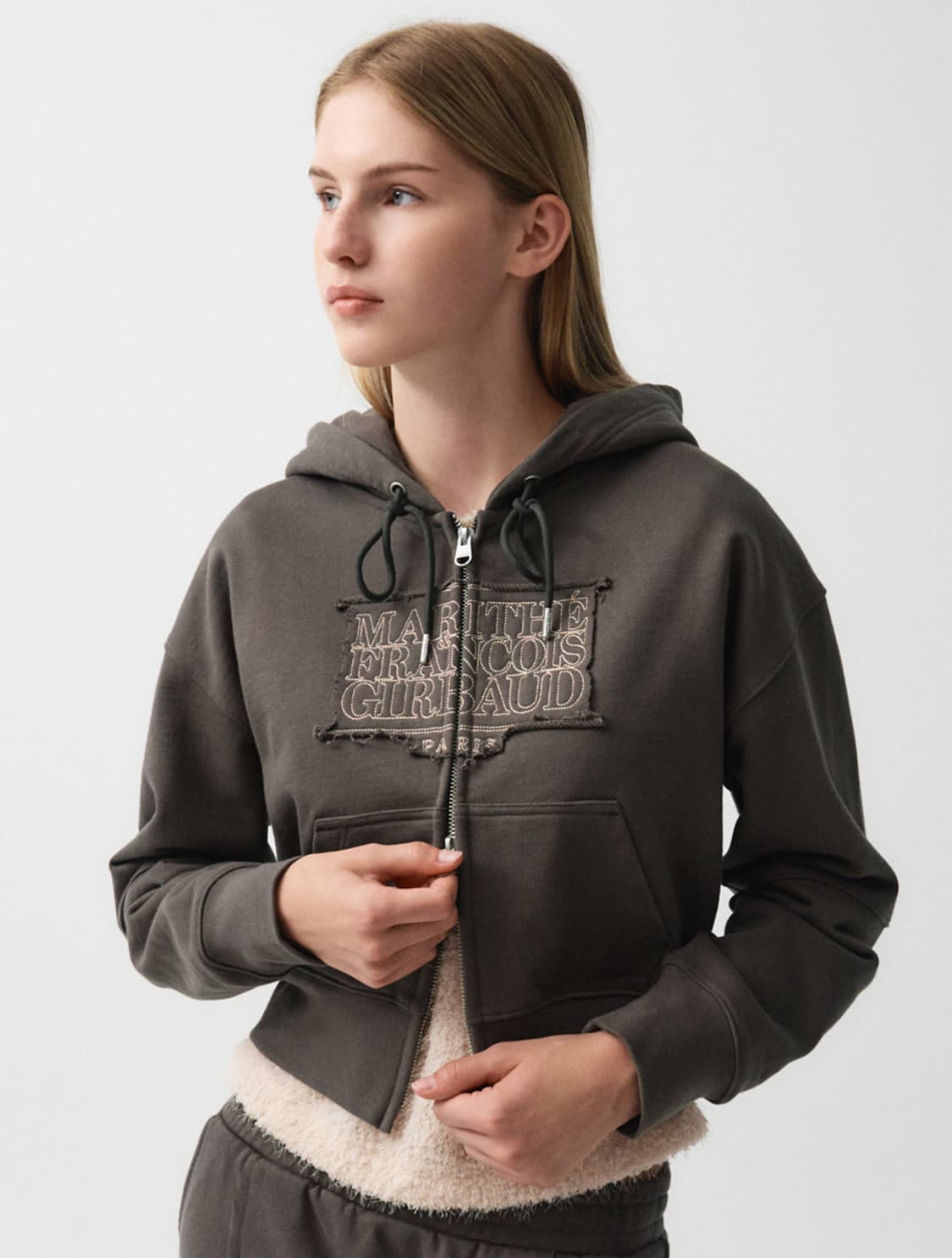 마리떼프랑소와저버 후드집업 슬기착용 상품이미지5