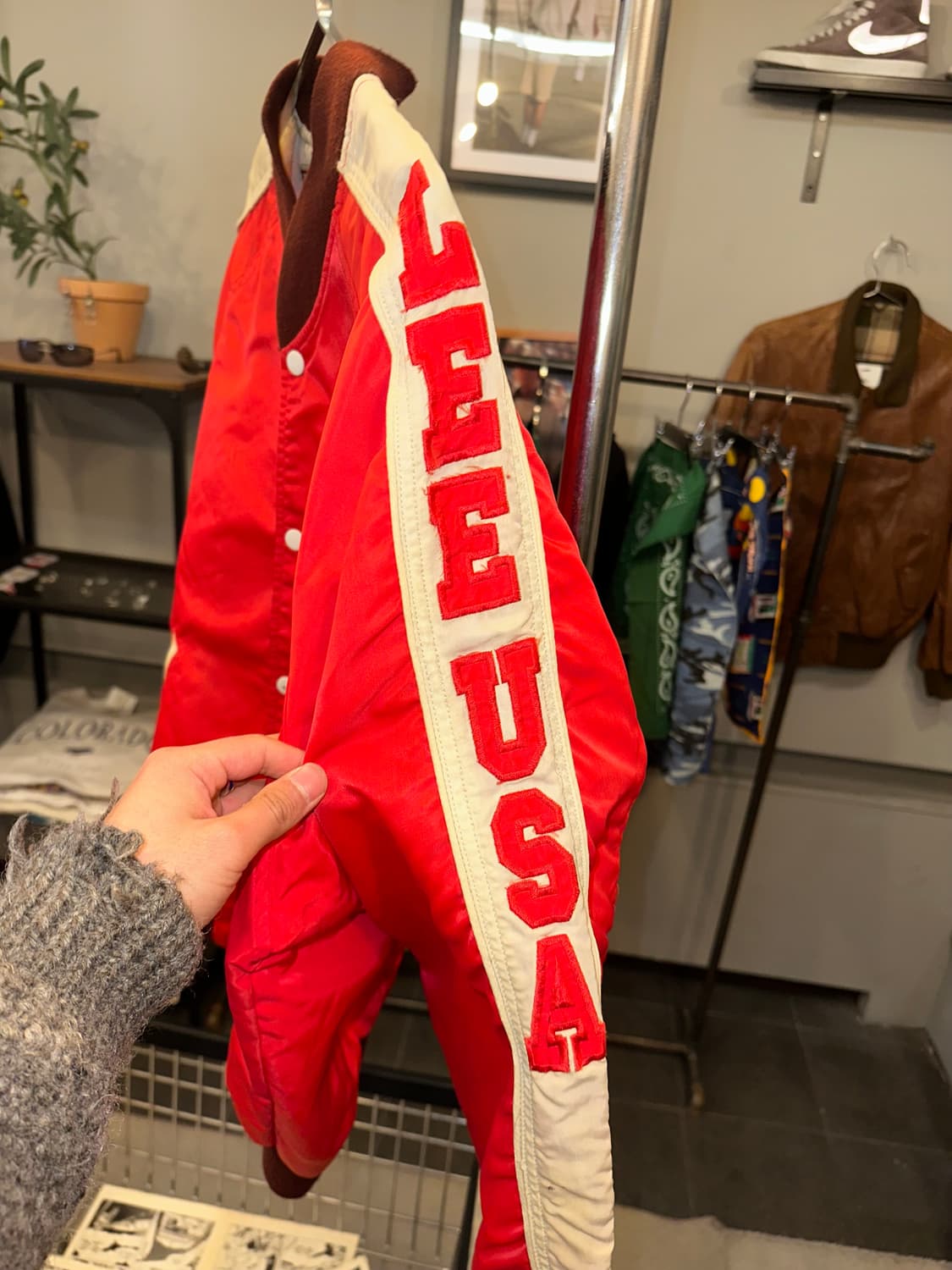 90’s Lee Storm Rider USA bomber jacket 상품이미지6