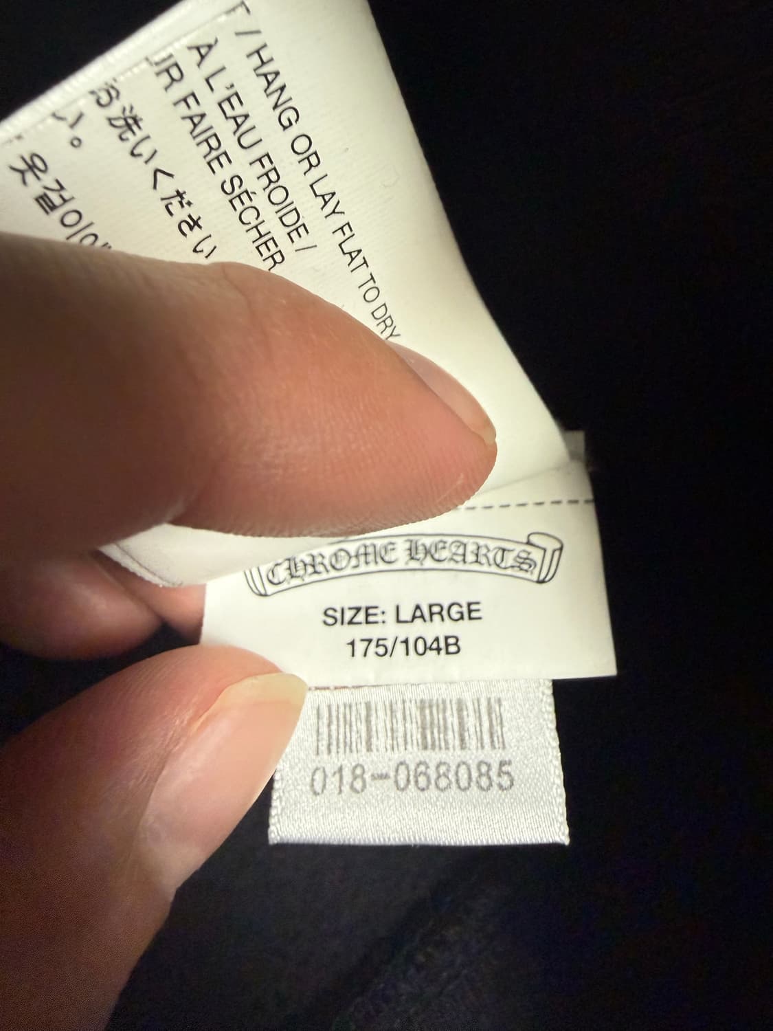 크롬하츠 매티보이 뉴클리어 키드 후드집업 L 판매 (보기드문 개체)  상품이미지6