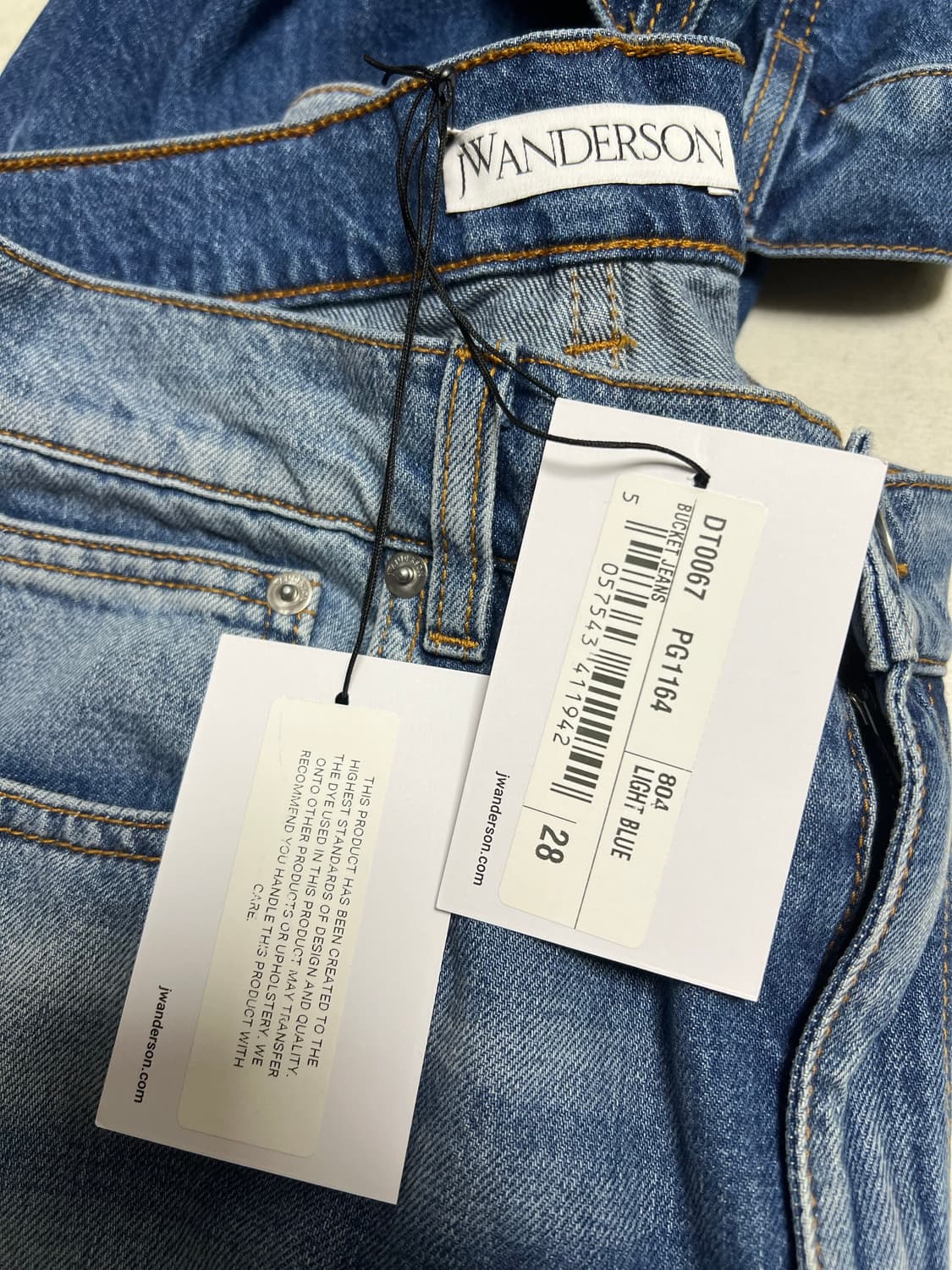 JW Anderson bucket jeans 28size 상품이미지3