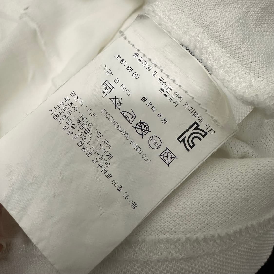 몽클레어 여성 폴로 카라티 반팔티셔츠 화이트 국내매장판 S 상품이미지6