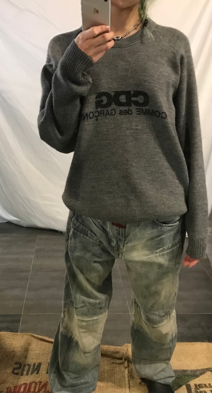 Comme des Garcons Charcoal knit  상품이미지2