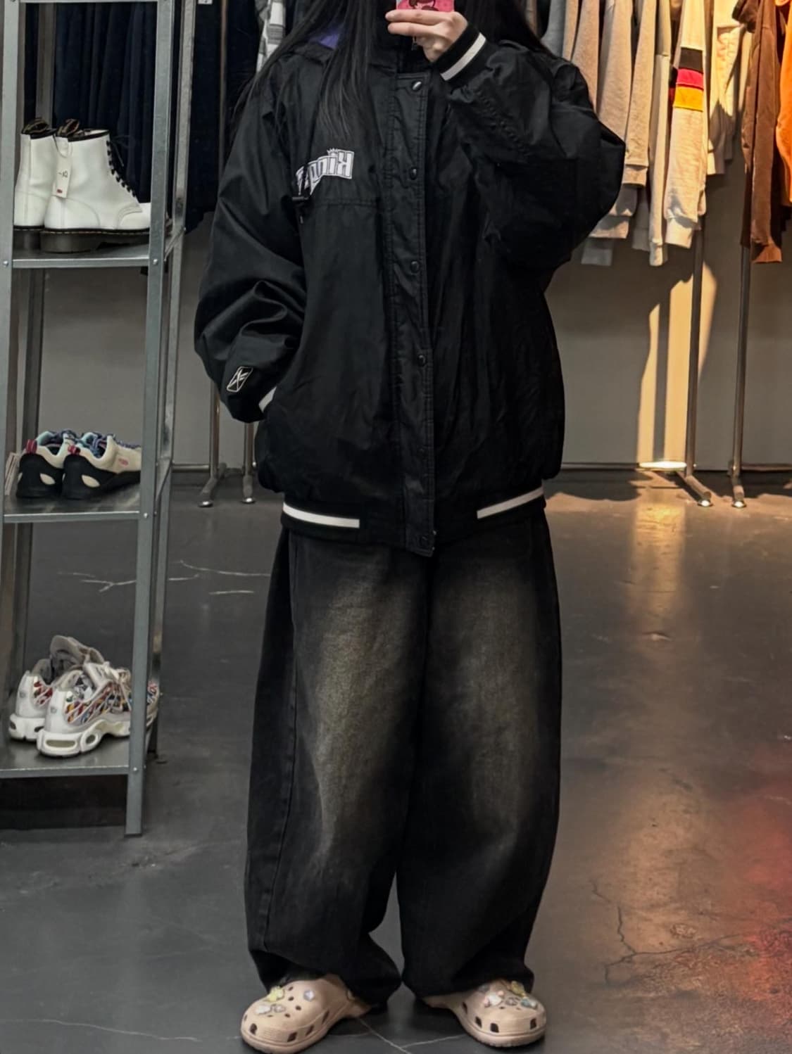 리복 킹스 빅로고 풀집업 바람막이 A3354 상품이미지2