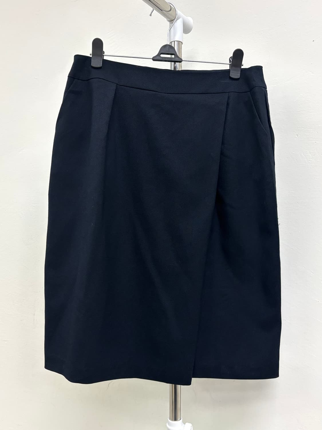 빈티지 네이비 미디 스커트 상품이미지5