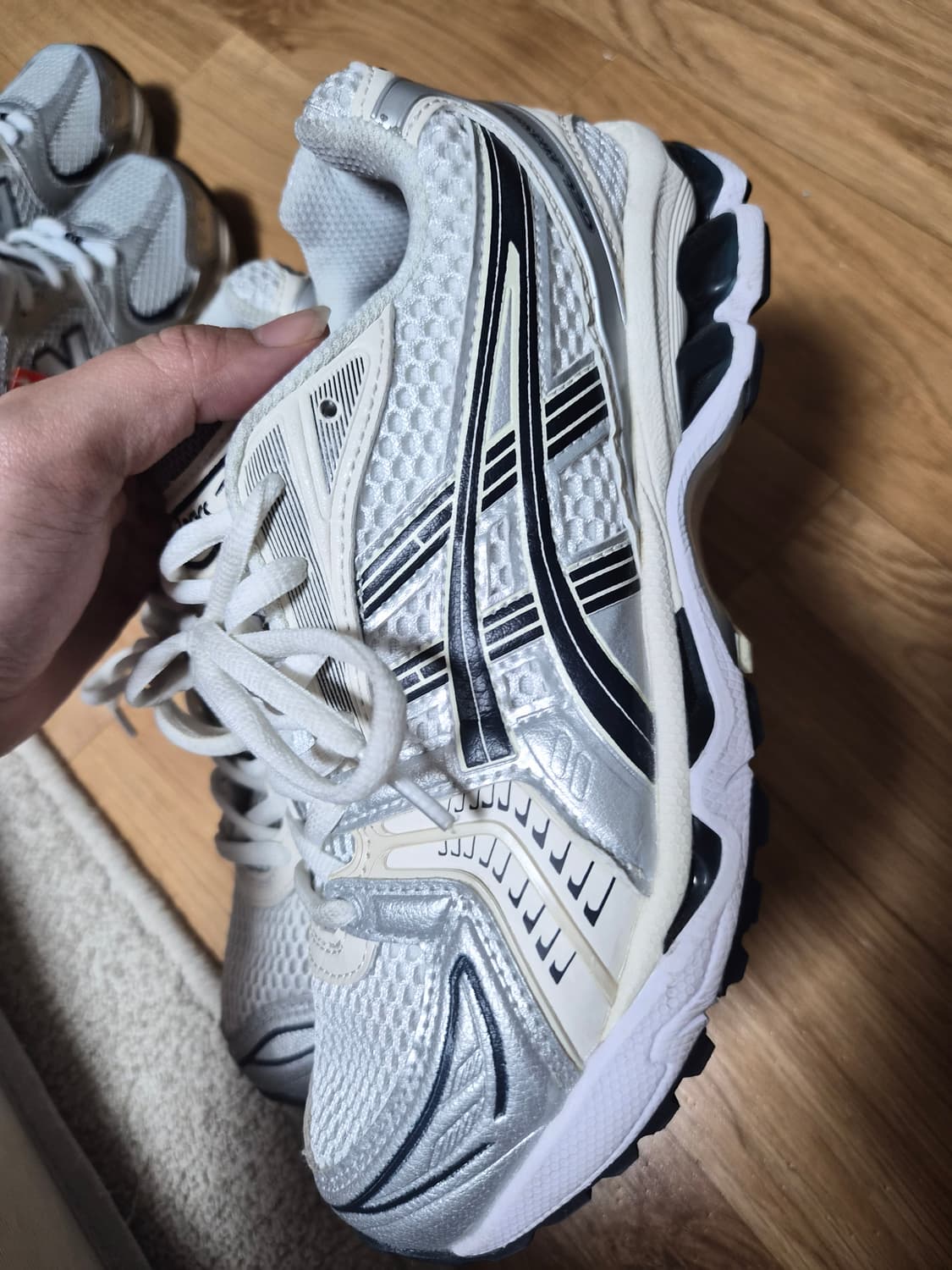 아식스 젤 카야노14 화이트미드나잇  240 상품이미지2