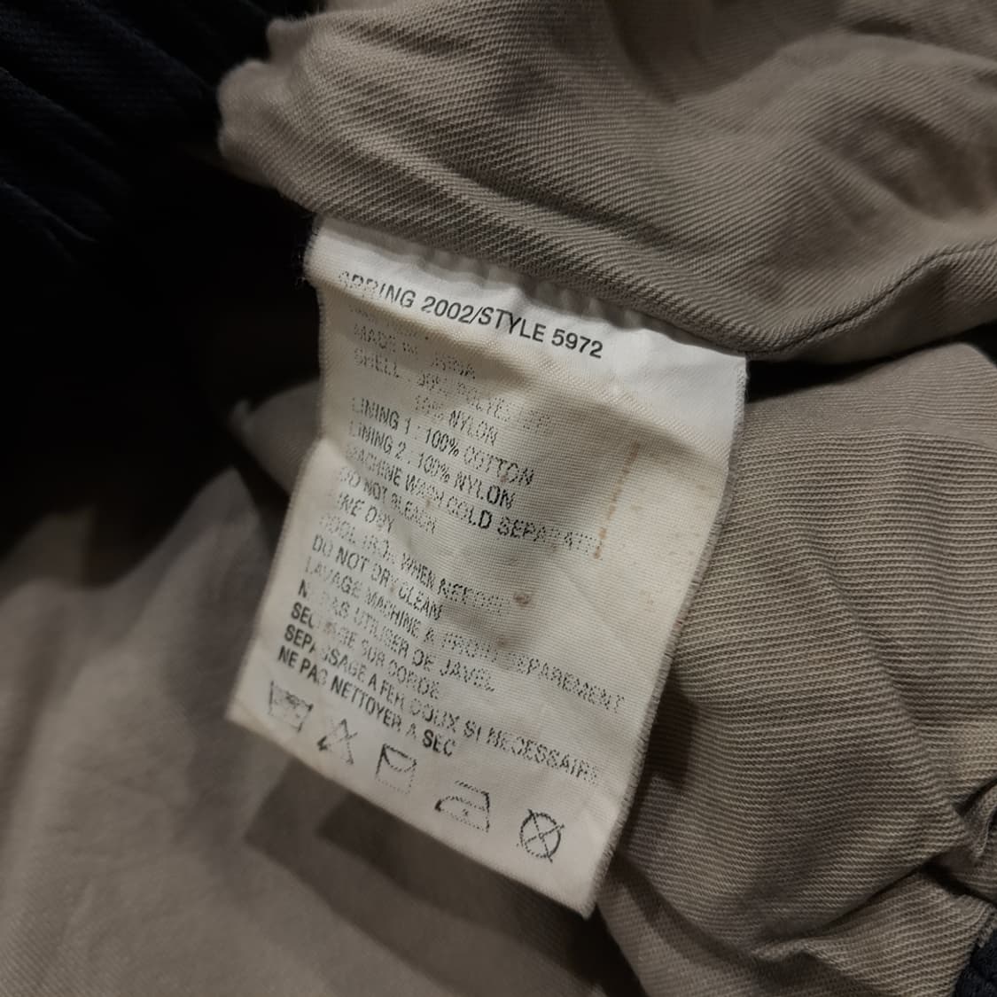 CL844 S 팀버랜드 00s 가죽풀러 네이비 블루종 자켓 아우터 상품이미지7