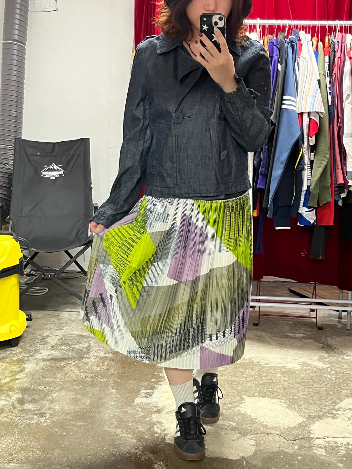 Benetton 베네통 플리츠 밴딩 스커트 (28-33 inch)  상품이미지3