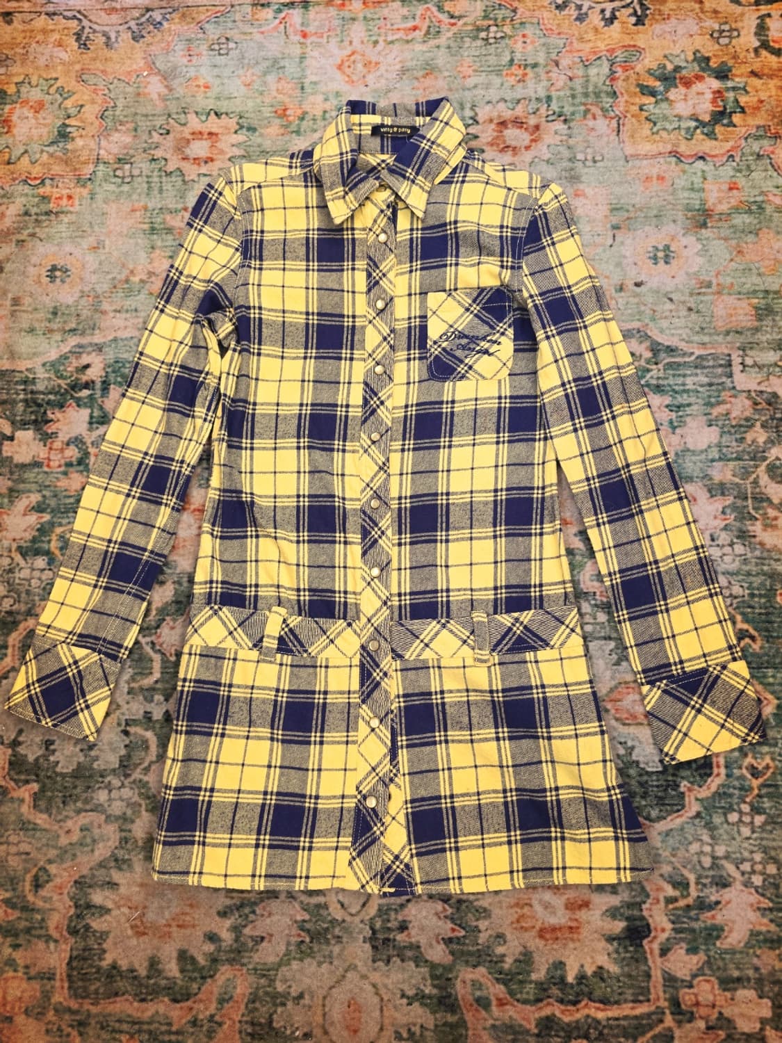 Witty & Pitty일본빈티지 워크셔츠 원피스 상품이미지2