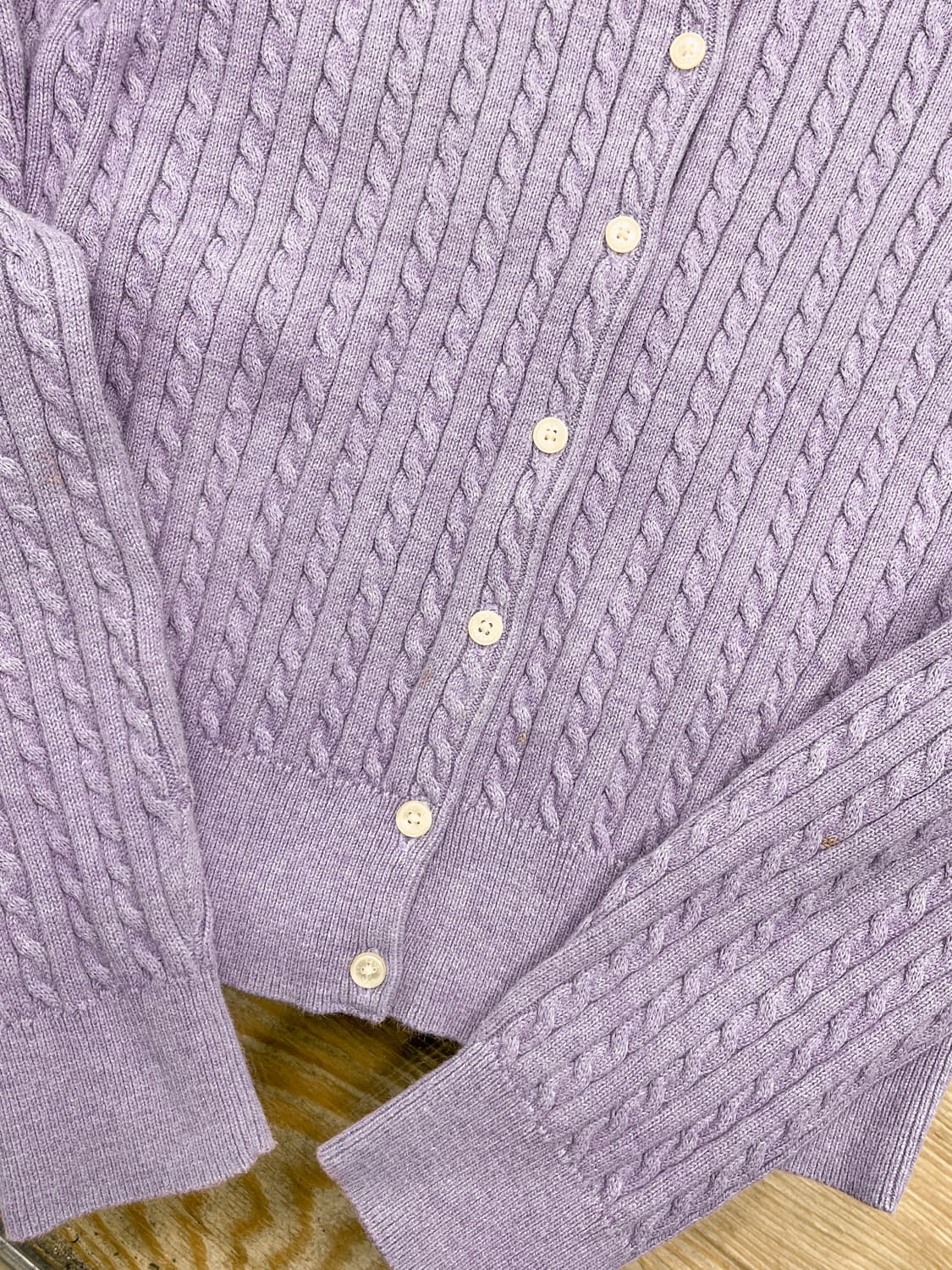 폴로 랄프 로렌 라벤더 케이블 가디건 상품이미지7