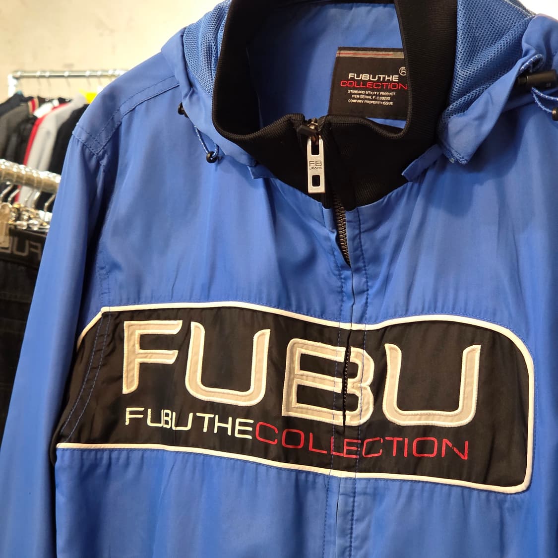 후부 블루 레이싱 바람막이 자켓 상품이미지3