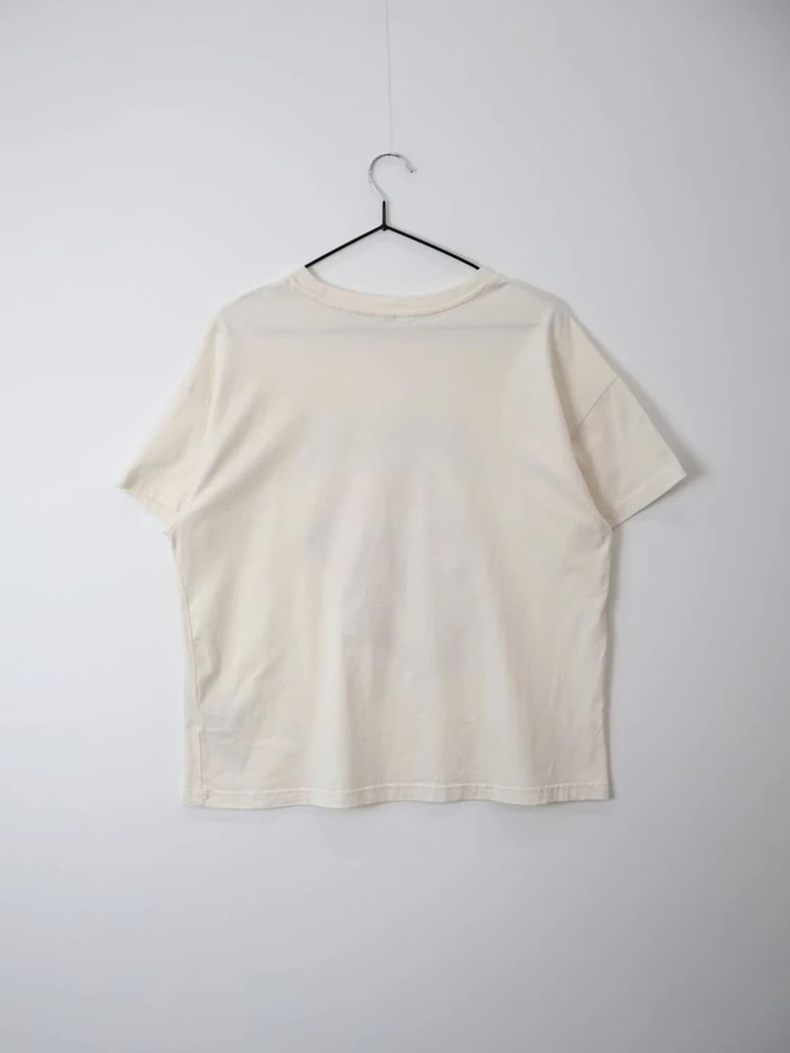 H&M Rolling Stones Logo Tee Cream 상품이미지4