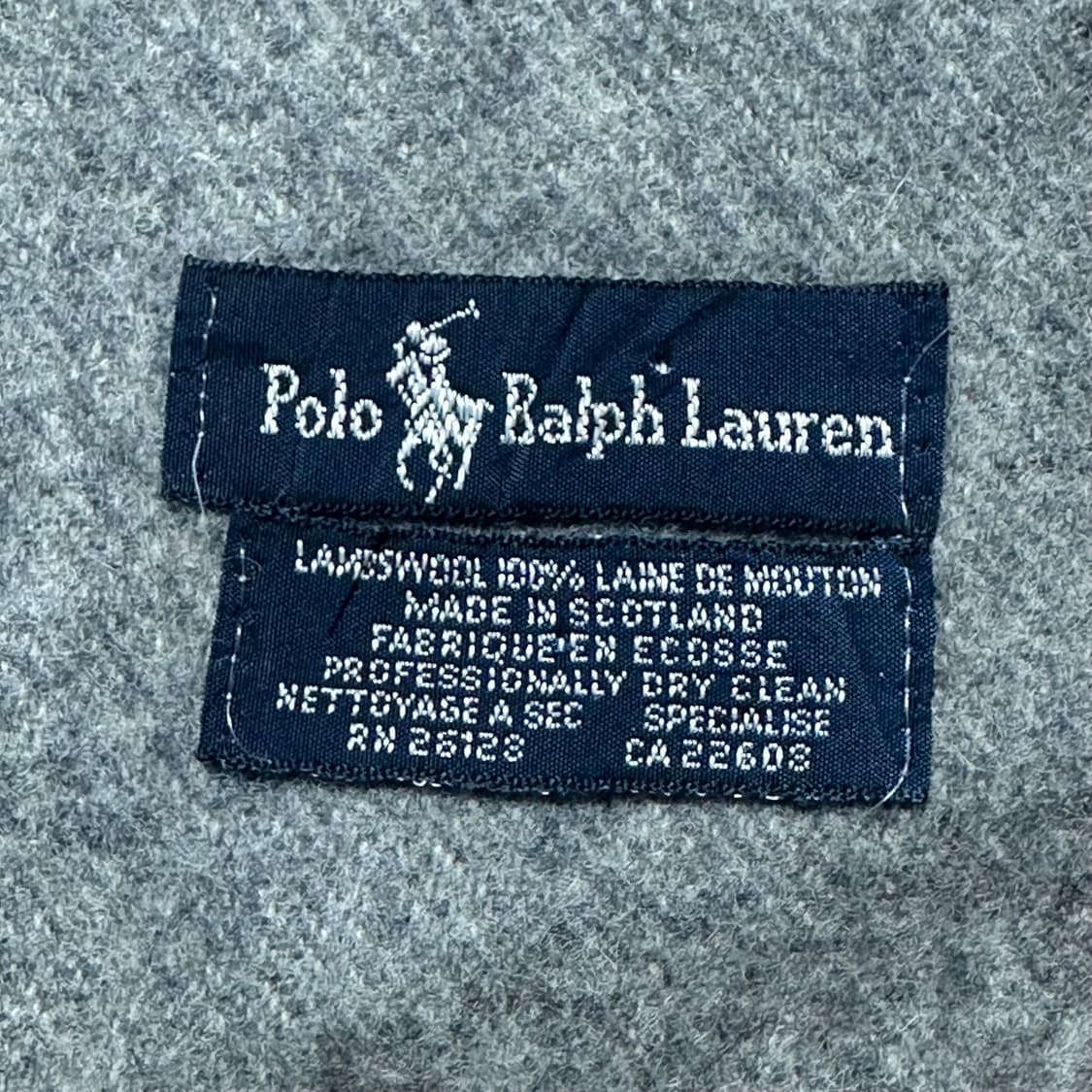 폴로 랄프로렌 램스 울 그레이 머플러 목도리 상품이미지4