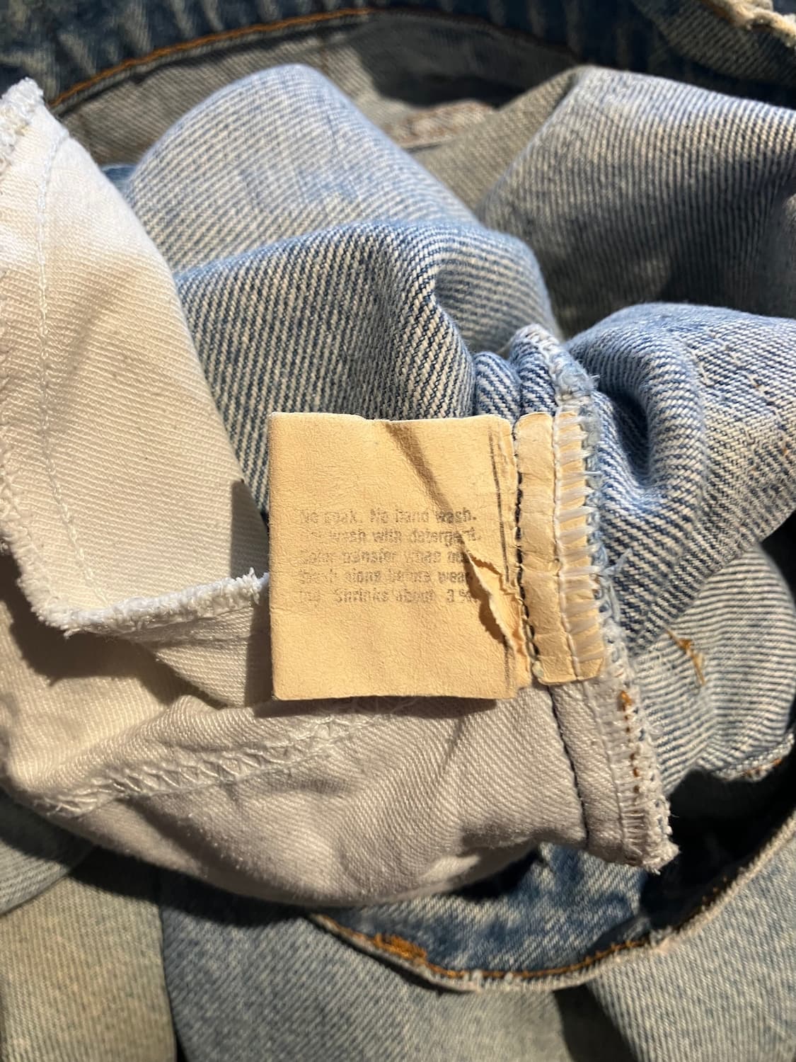 80s USA 빈티지 리바이스 517 부츠컷 데님 팬츠 상품이미지9