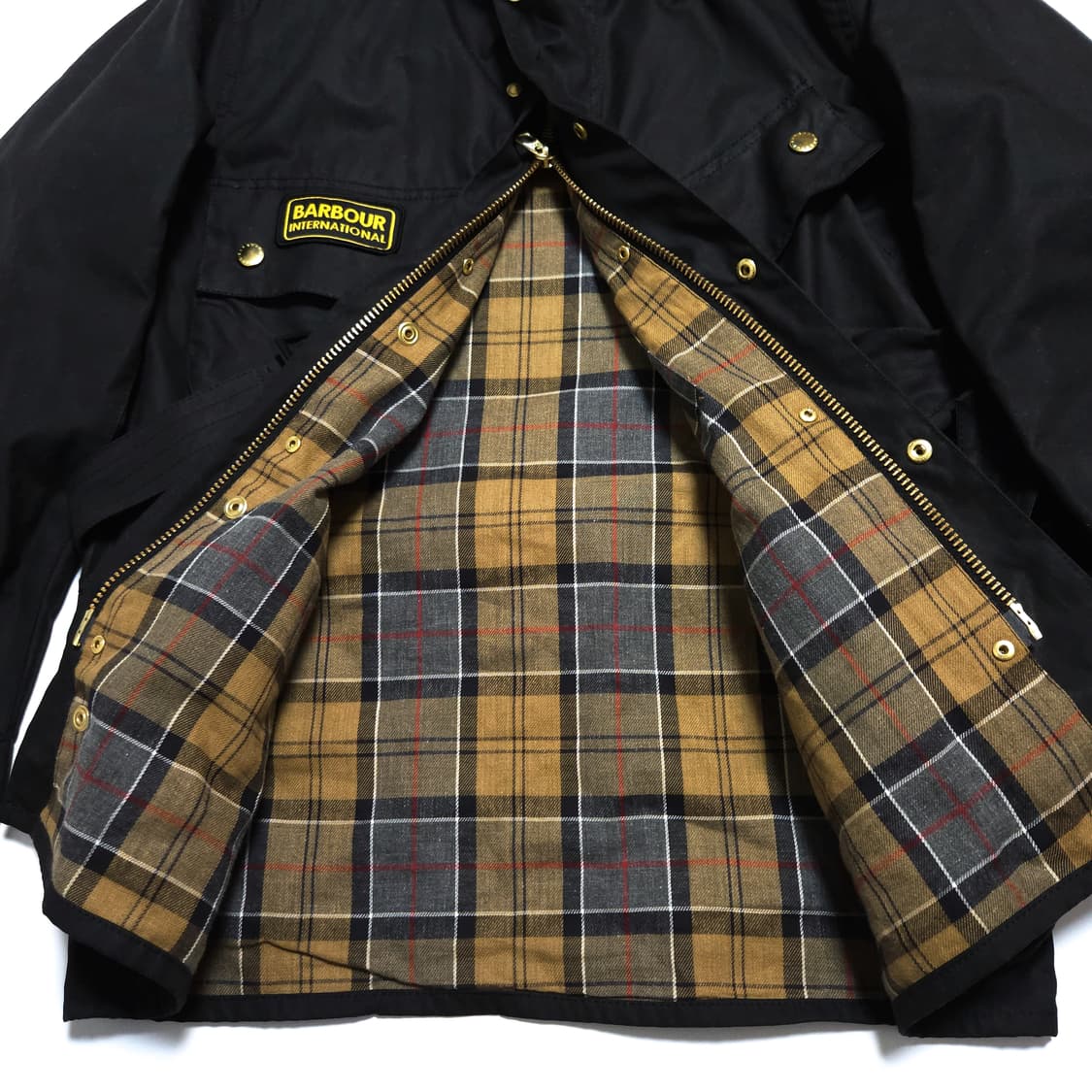 바버 A7 인터내셔널 오리지널 왁스 자켓 블랙 상품이미지4