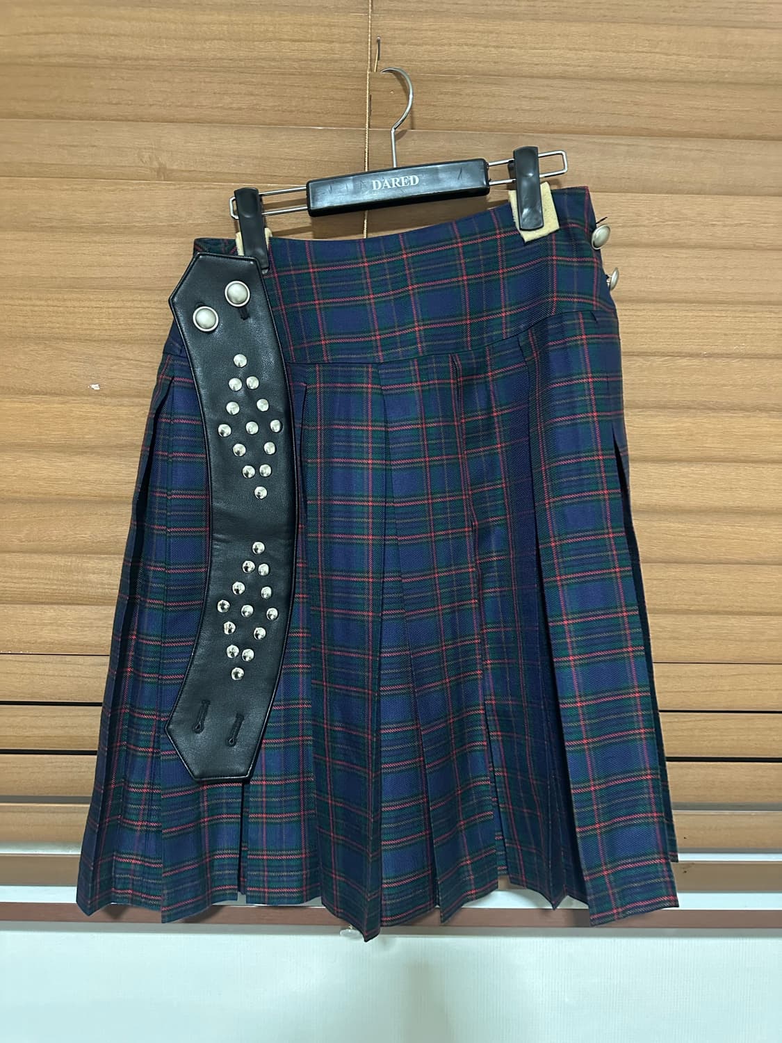 데어드 체크스커트  상품이미지3