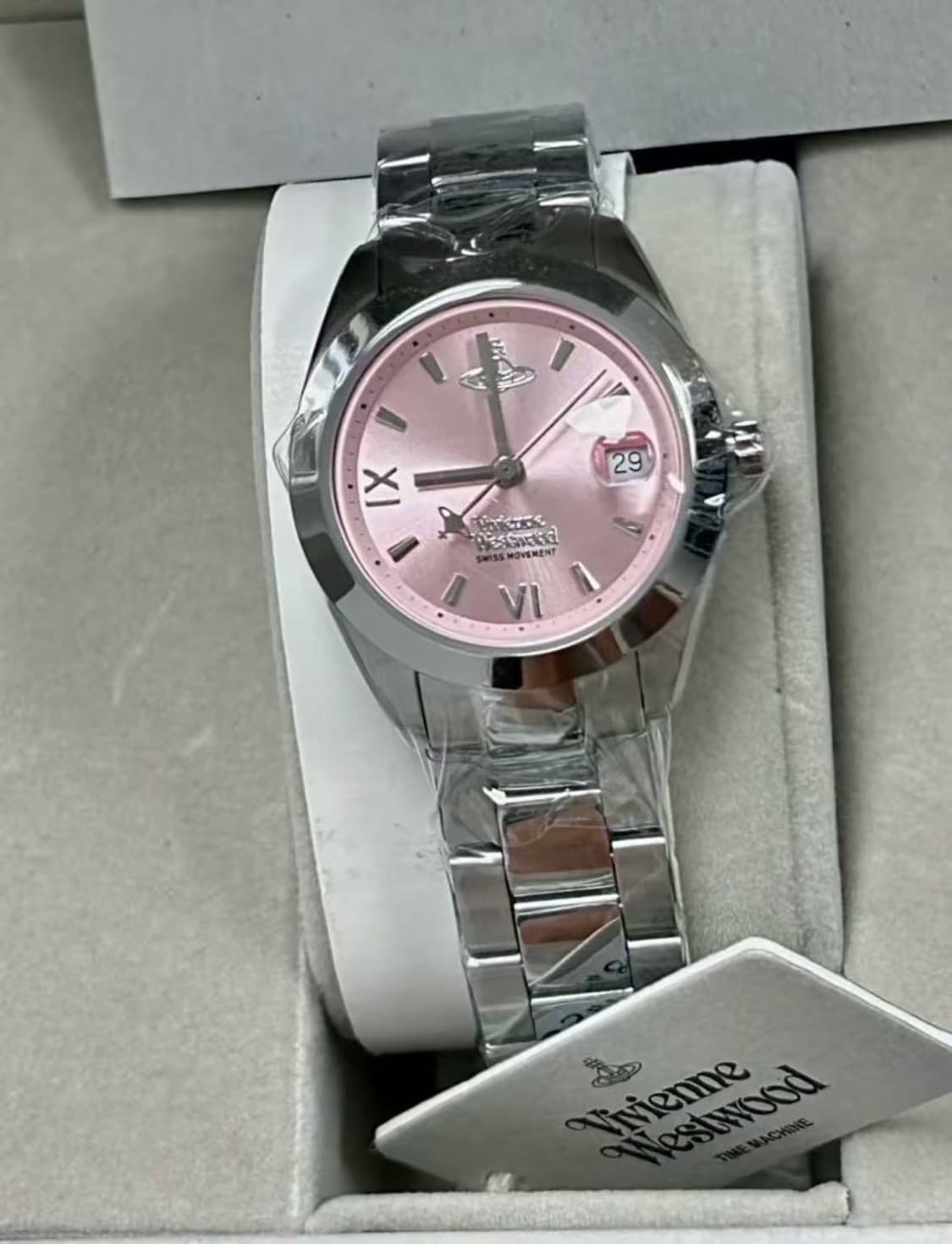 비비안 웨스트우드 펜처치 실버 핑크 상품이미지2