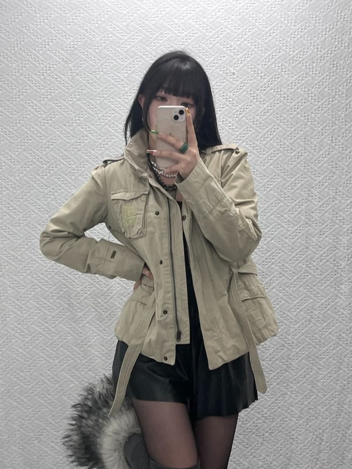 리바이스 빈티지 벨티드 밀리터리 워크 헌팅 자켓 L C09502 상품이미지1