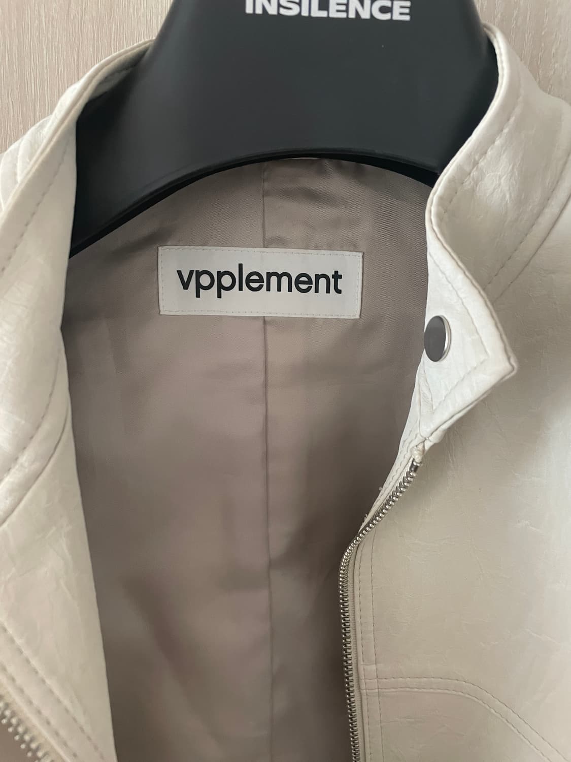 vpplement 비건 레더 블루종 자켓 S 상품이미지4