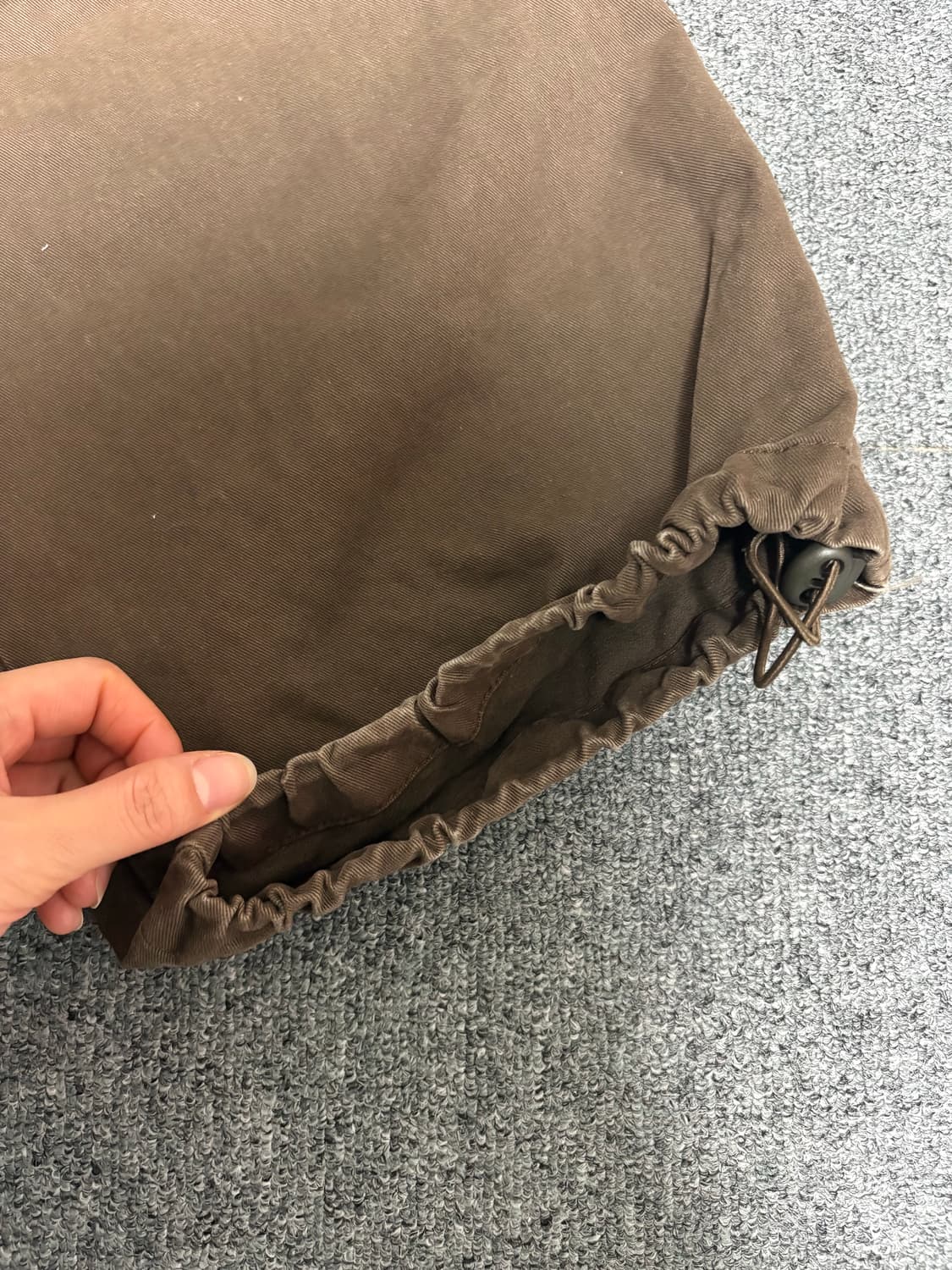 애즈이프켈리 카고팬츠브라운 상품이미지5