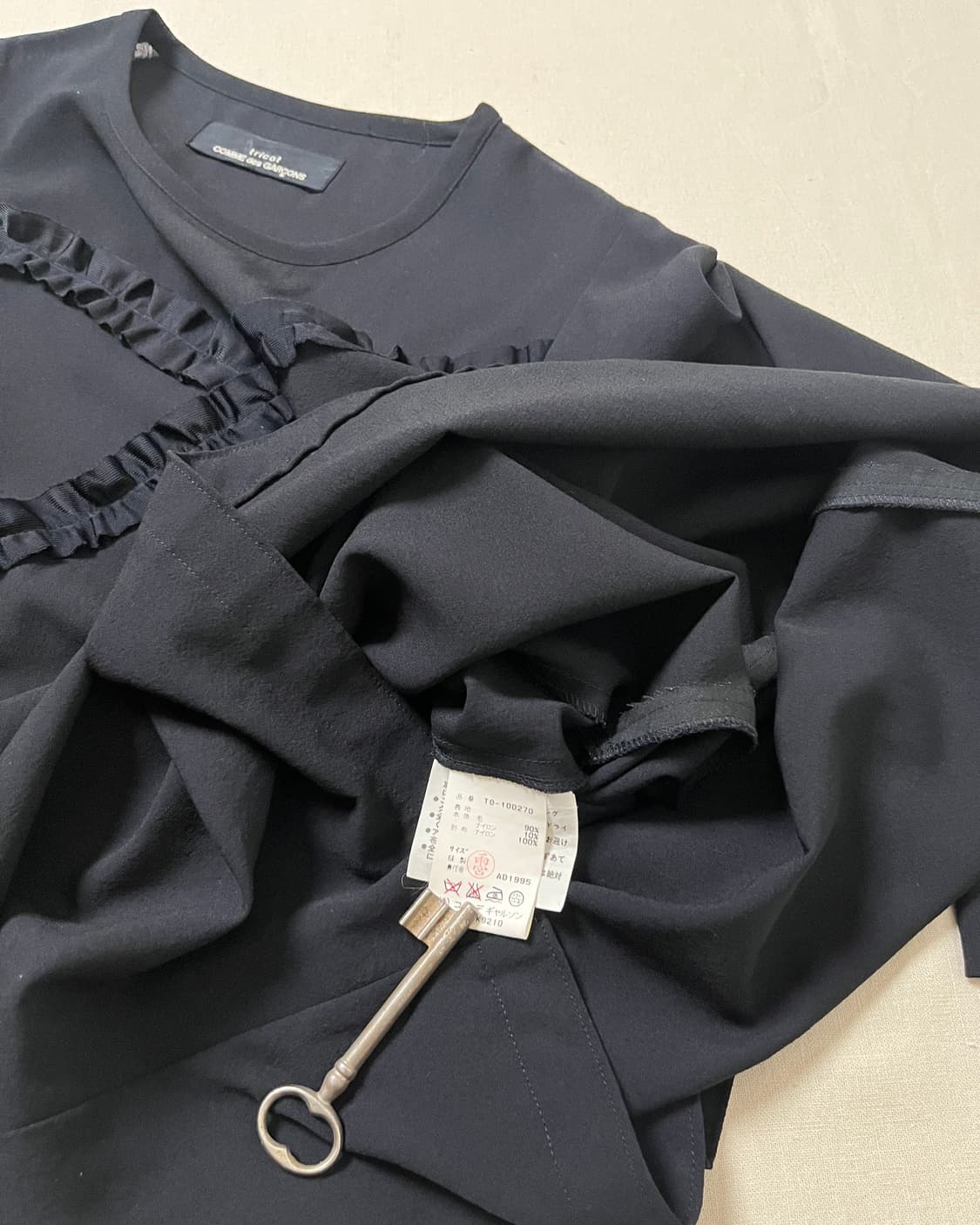 90s 꼼데가르송 프릴 원피스 블라우스 comme des garcons 상품이미지8