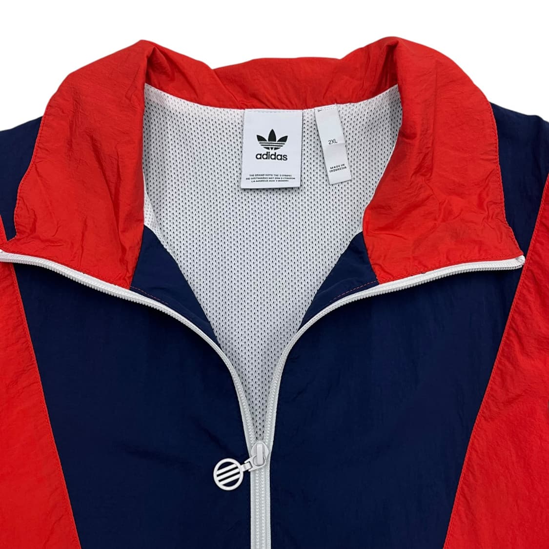 아디다스 오렌지배색 네이비 아노락 2XL 상품이미지5