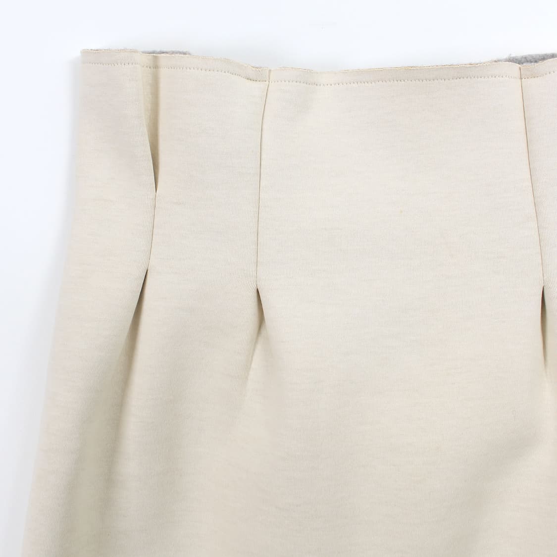 겐조 Kenzo 빈티지 자수 핀턱 H라인 아이보리 미디 스커트 치마 상품이미지4