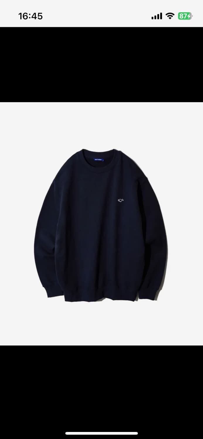 (5) 네이더스 맨투맨 네이비 상품이미지1