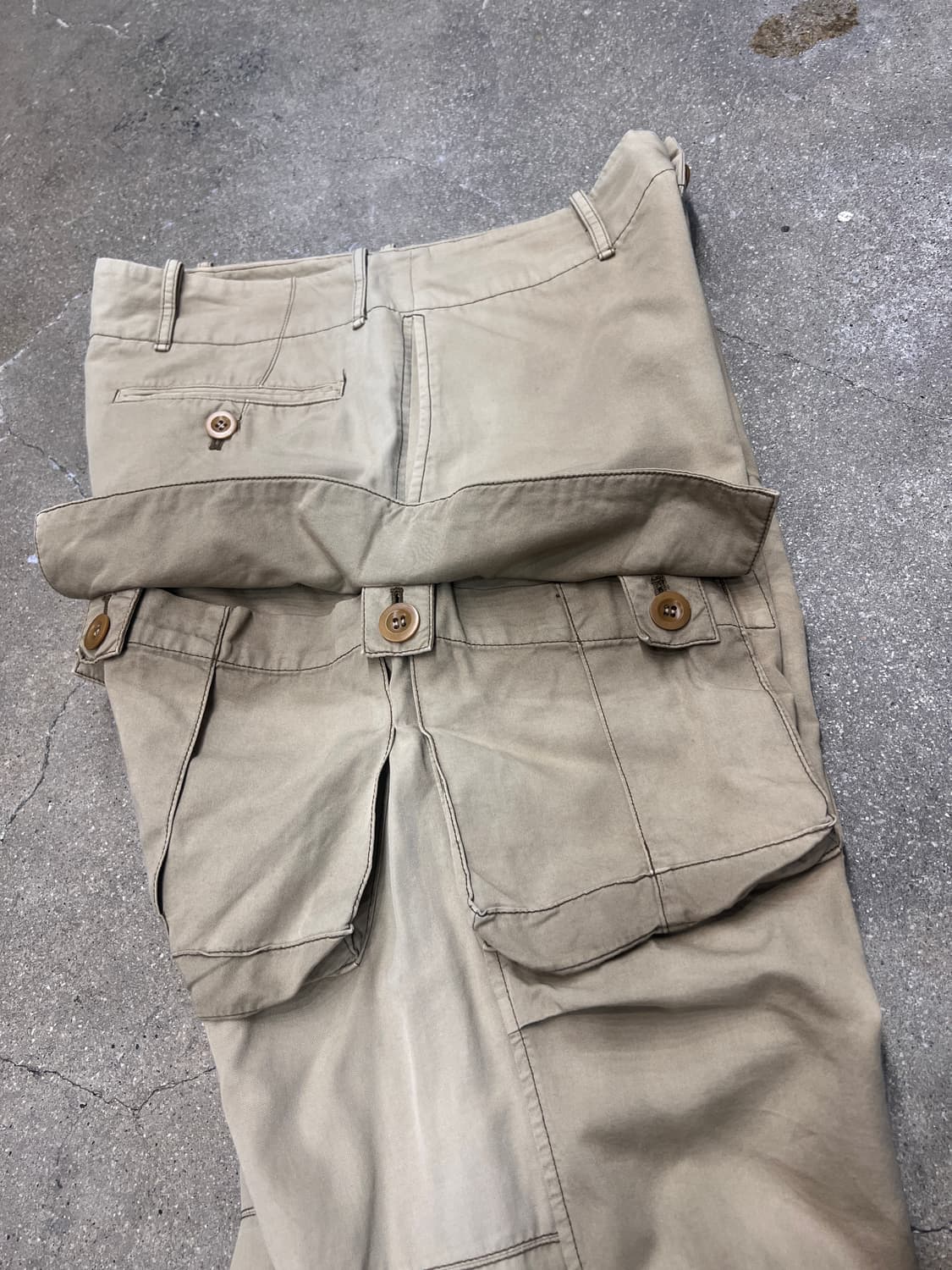 요지 야마모토 밀리터리 본디지 카고 팬츠 상품이미지5